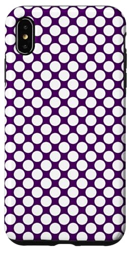 Klassisch, Lila, Punktemuster, Boho-Punkte Hülle für iPhone XS Max Klassisch, Lila, Punktemuster, Boho-Punkte Hülle für iPhone XS Max von I Adore Polka Dots!!