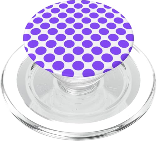 Klassisch, Lila, Punktemuster, Boho-Punkte PopSockets PopGrip für MagSafe von I Adore Polka Dots!!