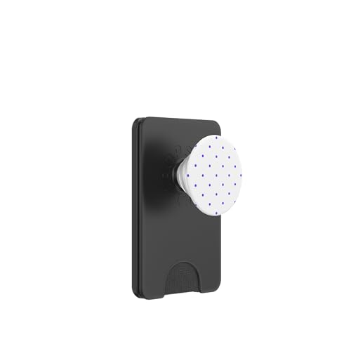 Klassisch, Lila, Punktemuster, Boho-Punkte PopSockets PopWallet für MagSafe von I Adore Polka Dots!!