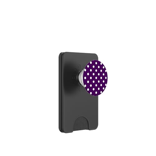 Klassisch, Lila, Punktemuster, Boho-Punkte PopSockets PopWallet für MagSafe Klassisch, Lila, Punktemuster, Boho-Punkte PopSockets PopWallet für MagSafe von I Adore Polka Dots!!