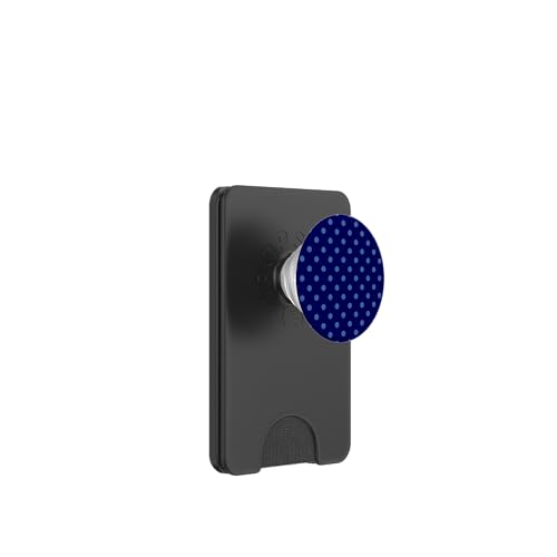 Klassisch, Marineblau, Punktemuster, Boho Polka Dot PopSockets PopWallet für MagSafe von I Adore Polka Dots!!