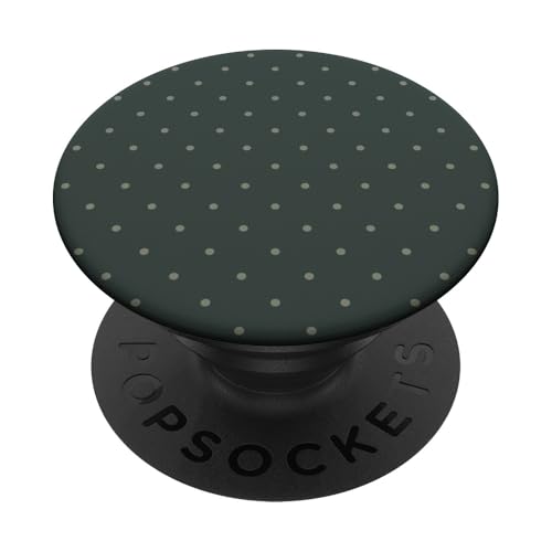 Klassisch, Olivgrün, Punktemuster, Boho Polka Dot PopSockets Klebender PopGrip von I Adore Polka Dots!!