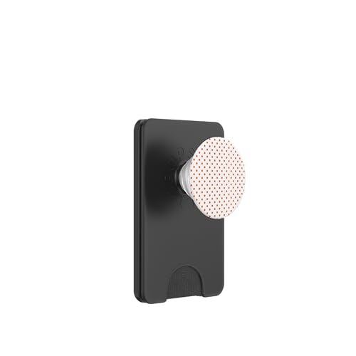 Klassisch, Orange, Punktemuster, Boho Polka Dot PopSockets PopWallet für MagSafe von I Adore Polka Dots!!