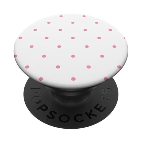 Klassisch, Rosa, Punktemuster, Boho Polka Dot PopSockets Klebender PopGrip von I Adore Polka Dots!!