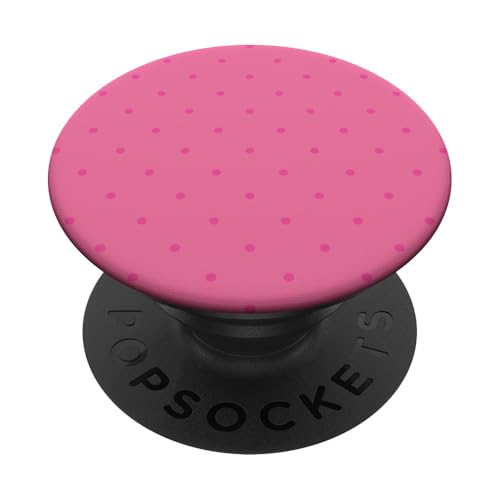 Klassisch, Rosa, Punktemuster, Boho Polka Dot PopSockets Klebender PopGrip von I Adore Polka Dots!!!