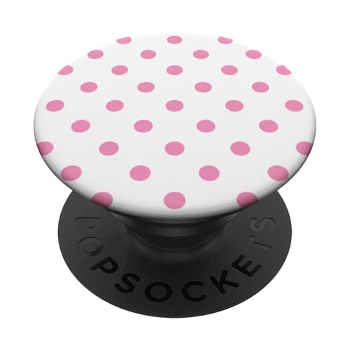 Klassisch, Rosa, Punktemuster, Boho Polka Dot PopSockets Klebender PopGrip von I Adore Polka Dots!!