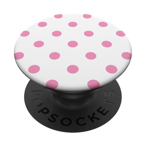 Klassisch, Rosa, Punktemuster, Boho Polka Dot PopSockets Klebender PopGrip von I Adore Polka Dots!!