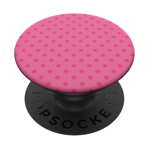 Klassisch, Rosa, Punktemuster, Boho Polka Dot PopSockets Klebender PopGrip von I Adore Polka Dots!!!