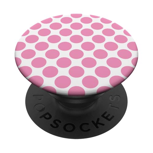 Klassisch, Rosa, Punktemuster, Boho Polka Dot PopSockets Klebender PopGrip von I Adore Polka Dots!!