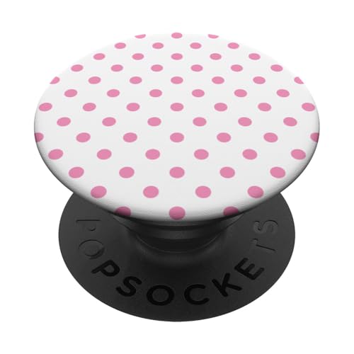 Klassisch, Rosa, Punktemuster, Boho Polka Dot PopSockets Klebender PopGrip von I Adore Polka Dots!!