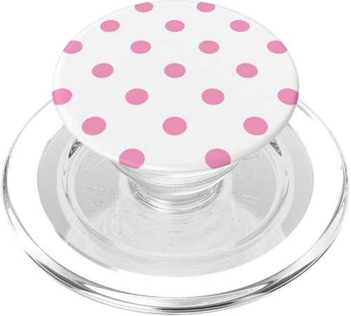 Klassisch, Rosa, Punktemuster, Boho Polka Dot PopSockets PopGrip für MagSafe von I Adore Polka Dots!!