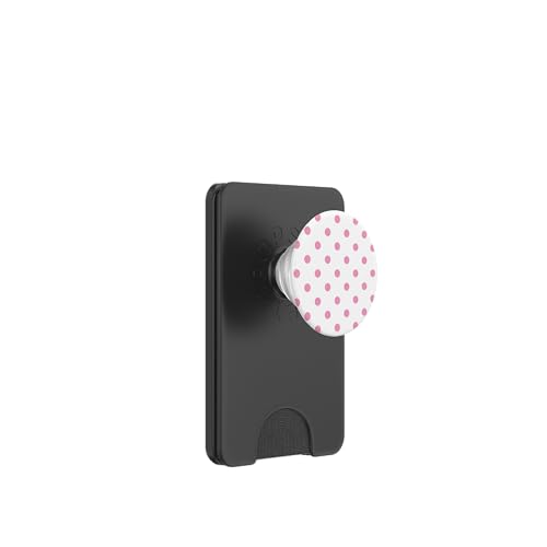 Klassisch, Rosa, Punktemuster, Boho Polka Dot PopSockets PopWallet für MagSafe von I Adore Polka Dots!!