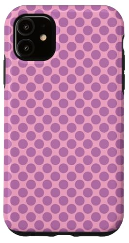 Klassisch, Rosa & Lila, Punktemuster, Boho Polka Dot Hülle für iPhone 11 von I Adore Polka Dots!!
