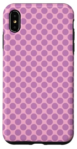 Klassisch, Rosa & Lila, Punktemuster, Boho Polka Dot Hülle für iPhone XS Max von I Adore Polka Dots!!