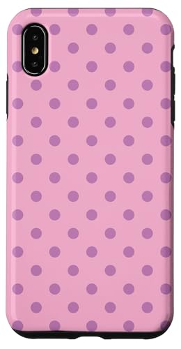 Klassisch, Rosa & Lila, Punktemuster, Boho Polka Dot Hülle für iPhone XS Max von I Adore Polka Dots!!