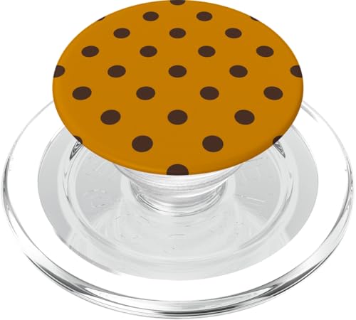 Klassisch, Senf & Braun, Punktemuster, Boho Polka Dot PopSockets PopGrip für MagSafe von I Adore Polka Dots!!