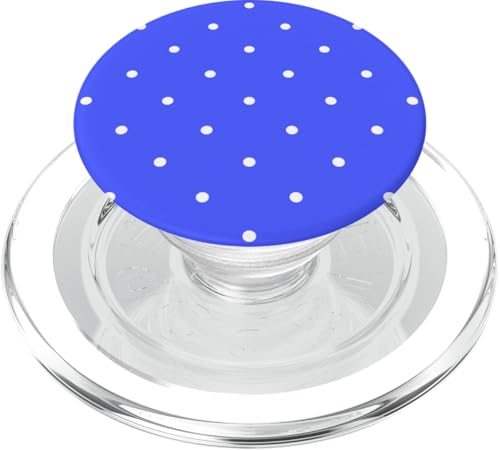 Klassisch, blau, kleine Punktemuster, Boho-Punkte PopSockets PopGrip für MagSafe Klassisch, blau, kleine Punktemuster, Boho-Punkte PopSockets PopGrip für MagSafe von I Adore Polka Dots!!