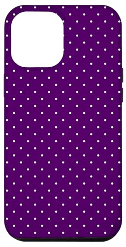Klassisch, lila, kleine Punktemuster, Boho-Punkte Hülle für iPhone 12 Pro Max Klassisch, lila, kleine Punktemuster, Boho-Punkte Hülle für iPhone 12 Pro Max von I Adore Polka Dots!!