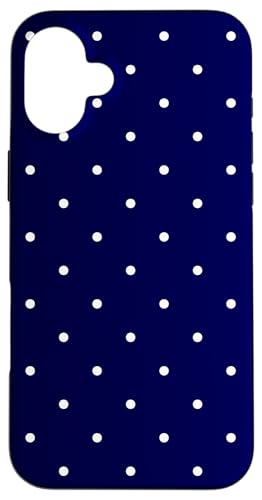 Niedlich, Marineblau, Boho-Punkt-Muster, gepunktet Hülle für iPhone 16 Plus Niedlich, Marineblau, Boho-Punkt-Muster, gepunktet Hülle für iPhone 16 Plus von I Adore Polka Dots!!!