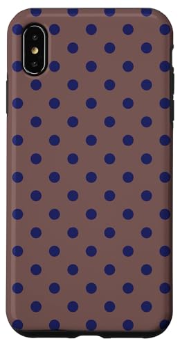 Niedlich, Marineblau und Braun, Boho-Punkt-Muster, gepunktet Hülle für iPhone XS Max Niedlich, Marineblau und Braun, Boho-Punkt-Muster, gepunktet Hülle für iPhone XS Max von I Adore Polka Dots!!!