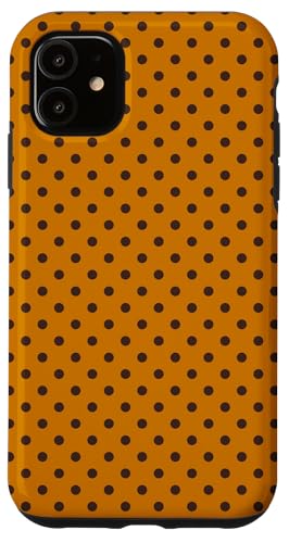 Niedlich, gelb und braun, gepunktet, Boho-Punkte Hülle für iPhone 11 Niedlich, gelb und braun, gepunktet, Boho-Punkte Hülle für iPhone 11 von I Adore Polka Dots!!
