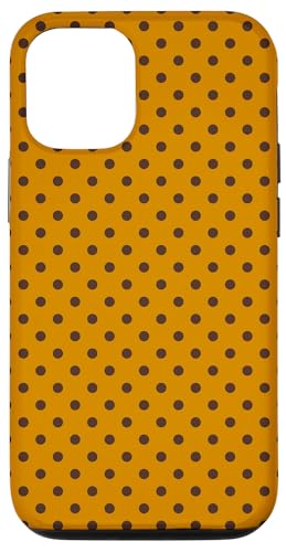 Niedlich, gelb und braun, gepunktet, Boho-Punkte Hülle für iPhone 12/12 Pro Niedlich, gelb und braun, gepunktet, Boho-Punkte Hülle für iPhone 12/12 Pro von I Adore Polka Dots!!