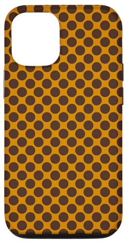 Niedlich, gelb und braun, gepunktet, Boho-Punkte Hülle für iPhone 12/12 Pro Niedlich, gelb und braun, gepunktet, Boho-Punkte Hülle für iPhone 12/12 Pro von I Adore Polka Dots!!