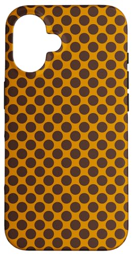 Niedlich, gelb und braun, gepunktet, Boho-Punkte Hülle für iPhone 16 Niedlich, gelb und braun, gepunktet, Boho-Punkte Hülle für iPhone 16 von I Adore Polka Dots!!