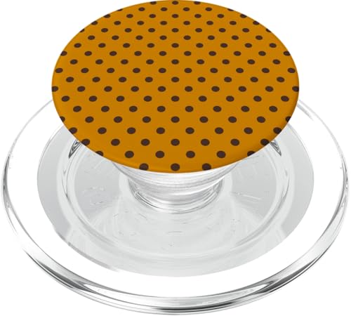 Niedlich, gelb und braun, gepunktet, Boho-Punkte PopSockets PopGrip für MagSafe Niedlich, gelb und braun, gepunktet, Boho-Punkte PopSockets PopGrip für MagSafe von I Adore Polka Dots!!
