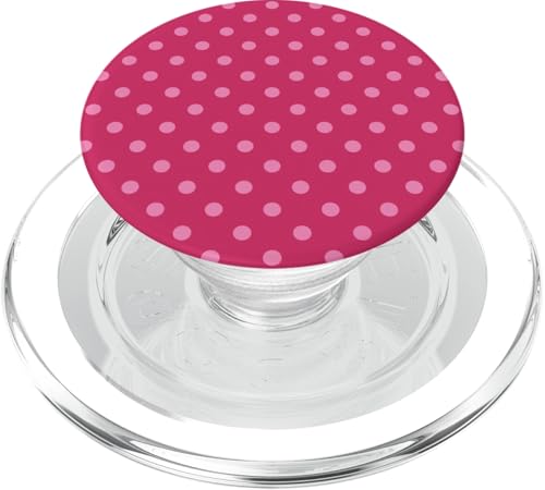 Niedlich, rosa, Boho-Punkt-Muster, gepunktet PopSockets PopGrip für MagSafe von I Adore Polka Dots!!!