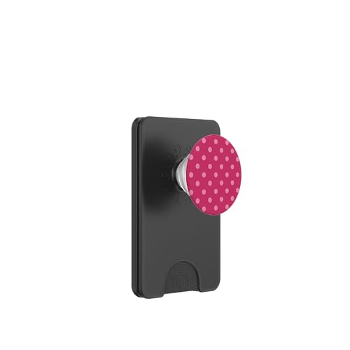 Niedlich, rosa, Boho-Punkt-Muster, gepunktet PopSockets PopWallet für MagSafe von I Adore Polka Dots!!!