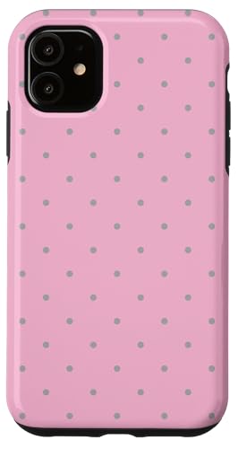 Niedlich, rosa und grau, Boho-Punkt-Muster, gepunktet Hülle für iPhone 11 Niedlich, rosa und grau, Boho-Punkt-Muster, gepunktet Hülle für iPhone 11 von I Adore Polka Dots!!!