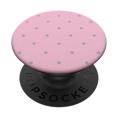 Niedlich, rosa und grau, Boho-Punkt-Muster, gepunktet PopSockets Klebender PopGrip Niedlich, rosa und grau, Boho-Punkt-Muster, gepunktet PopSockets Klebender PopGrip von I Adore Polka Dots!!!