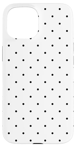 Niedlich, schwarz und weiß, Boho-Punkt-Muster, gepunktet Hülle für iPhone 15 von I Adore Polka Dots!!!