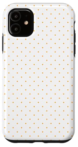 Niedliches gelbes Punktemuster, Boho-Punkte Hülle für iPhone 11 Niedliches gelbes Punktemuster, Boho-Punkte Hülle für iPhone 11 von I Adore Polka Dots!!