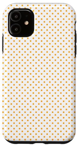 Niedliches gelbes Punktemuster, Boho-Punkte Hülle für iPhone 11 von I Adore Polka Dots!!