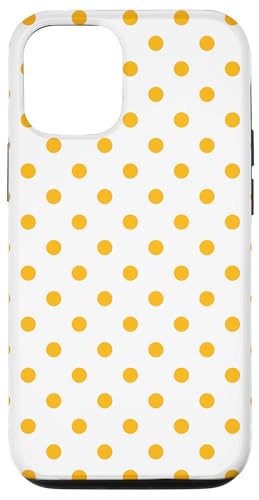 Niedliches gelbes Punktemuster, Boho-Punkte Hülle für iPhone 12/12 Pro von I Adore Polka Dots!!