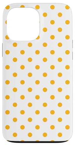 Niedliches gelbes Punktemuster, Boho-Punkte Hülle für iPhone 13 Pro Max von I Adore Polka Dots!!