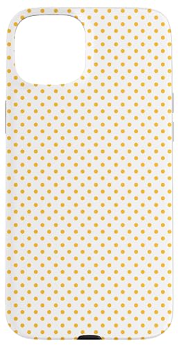 Niedliches gelbes Punktemuster, Boho-Punkte Hülle für iPhone 15 Plus von I Adore Polka Dots!!