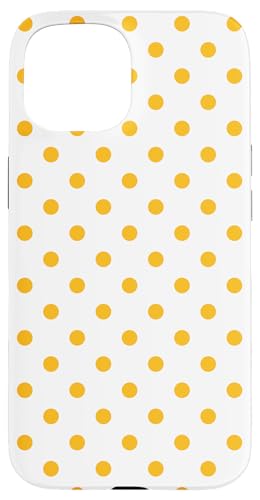 Niedliches gelbes Punktemuster, Boho-Punkte Hülle für iPhone 15 Niedliches gelbes Punktemuster, Boho-Punkte Hülle für iPhone 15 von I Adore Polka Dots!!