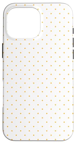 Niedliches gelbes Punktemuster, Boho-Punkte Hülle für iPhone 16 Pro Max Niedliches gelbes Punktemuster, Boho-Punkte Hülle für iPhone 16 Pro Max von I Adore Polka Dots!!