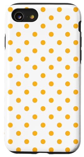 Niedliches gelbes Punktemuster, Boho-Punkte Hülle für iPhone SE (2020) / 7 / 8 von I Adore Polka Dots!!