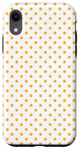 Niedliches gelbes Punktemuster, Boho-Punkte Hülle für iPhone XR von I Adore Polka Dots!!