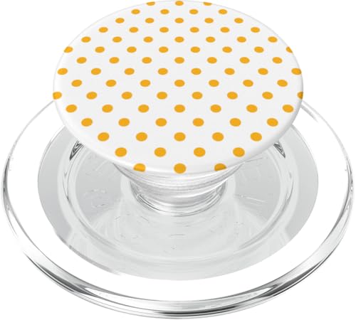 Niedliches gelbes Punktemuster, Boho-Punkte PopSockets PopGrip für MagSafe Niedliches gelbes Punktemuster, Boho-Punkte PopSockets PopGrip für MagSafe von I Adore Polka Dots!!