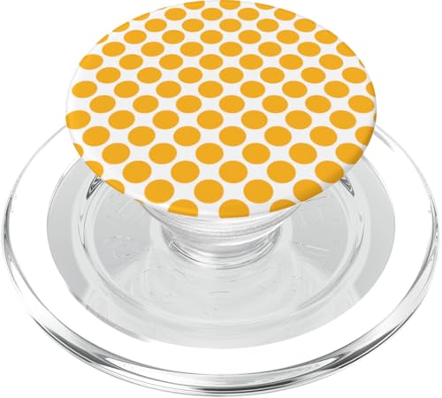 Niedliches gelbes Punktemuster, Boho-Punkte PopSockets PopGrip für MagSafe Niedliches gelbes Punktemuster, Boho-Punkte PopSockets PopGrip für MagSafe von I Adore Polka Dots!!