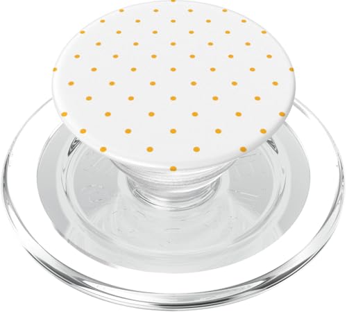 Niedliches gelbes Punktemuster, Boho-Punkte PopSockets PopGrip für MagSafe Niedliches gelbes Punktemuster, Boho-Punkte PopSockets PopGrip für MagSafe von I Adore Polka Dots!!