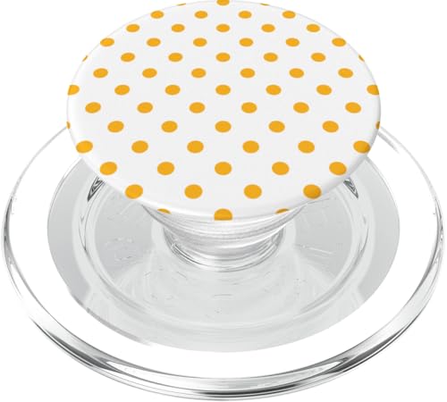 Niedliches gelbes Punktemuster, Boho-Punkte PopSockets PopGrip für MagSafe Niedliches gelbes Punktemuster, Boho-Punkte PopSockets PopGrip für MagSafe von I Adore Polka Dots!!