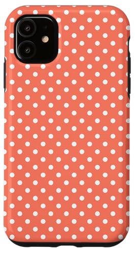 Pfirsichorange Farbe, gepunktetes Muster, Boho-Punkte Hülle für iPhone 11 Pfirsichorange Farbe, gepunktetes Muster, Boho-Punkte Hülle für iPhone 11 von I Adore Polka Dots!!