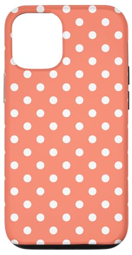 Pfirsichorange Farbe, gepunktetes Muster, Boho-Punkte Hülle für iPhone 12/12 Pro Pfirsichorange Farbe, gepunktetes Muster, Boho-Punkte Hülle für iPhone 12/12 Pro von I Adore Polka Dots!!