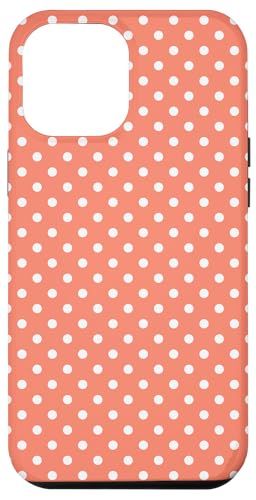 Pfirsichorange Farbe, gepunktetes Muster, Boho-Punkte Hülle für iPhone 12 Pro Max Pfirsichorange Farbe, gepunktetes Muster, Boho-Punkte Hülle für iPhone 12 Pro Max von I Adore Polka Dots!!